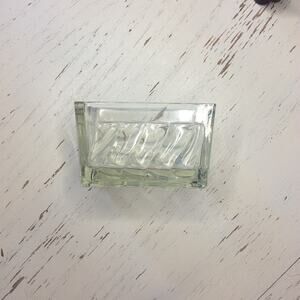 Vintage Clear Glass Sugar Packet Holder/Caddy Restaurantware